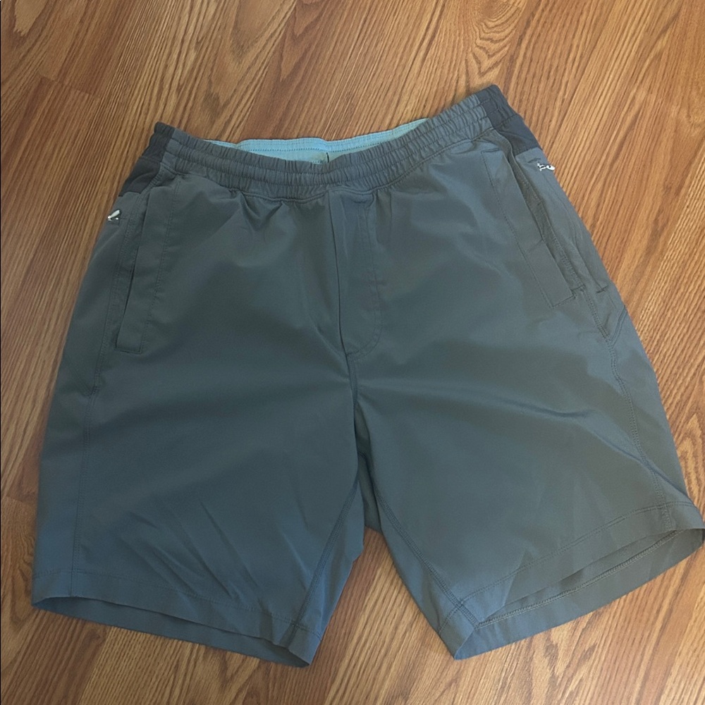 Men's Gray Birddog Athletic Shorts with built in underwear